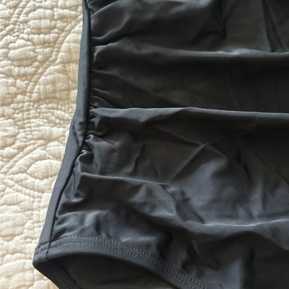 Cupshe Black Swimsuit with White Accents, M, NWT - Picture 6 of 6